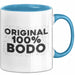 Bodo Tasse Original 100% Bodo Geschenk Blau Trendation