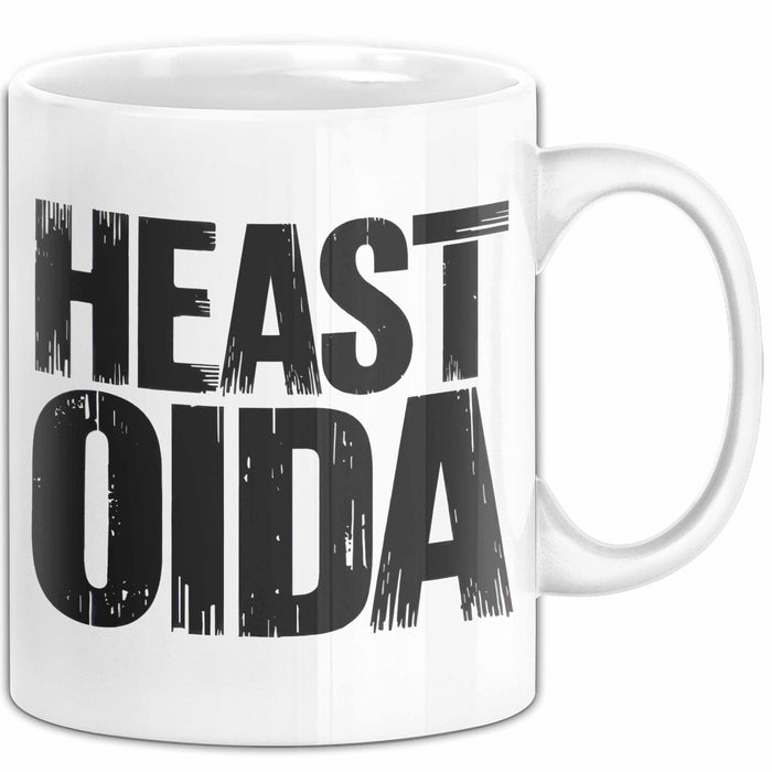 Österreich Wien Wienerisch Tasse Geschenk Lustige Geschenkidee Spruch Heast Oida Weiß Trendation