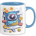 Live Streamer Tasse Geschenk Lustige Geschenkidee Spruch Für Online Kreative Blau Trendation