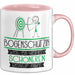 Bogenschützin Weil Es Keinen Schöneren Beruf Gibt Tasse Geschenk für Eine Bogenschützin Lustig Rosa Trendation