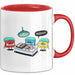 Retro Kassette OP Arzt Tasse Geschenk Lustige Geschenkidee Spruch Bleistift Rot Trendation