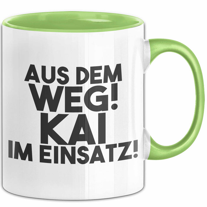 Kai Tasse Aus Dem Weg! Kai Im Einsatz! Geschenk