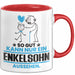 Enkelsohn Geschenk Tasse So Gut Kann Nur Ein Enkelsohn Aussehen Geschenkidee Kaffee-Becher Rot Trendation