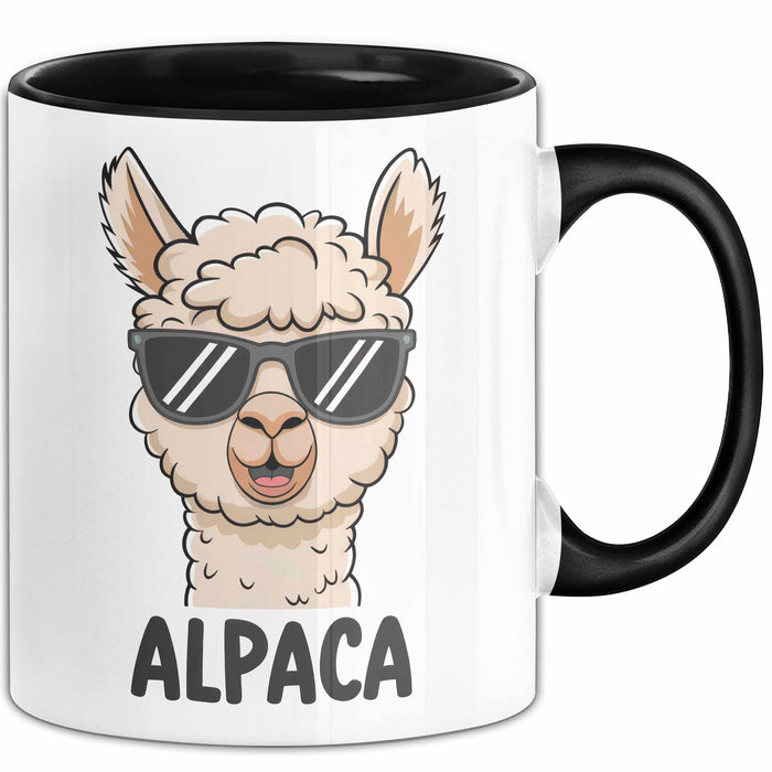 Alpaka Liebhaber Tasse Geschenkidee Flauschiger Tierfan Geschenkidee Lustig Trendation