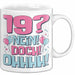 19er Geburtstag Geschenk Männer Frauen 19 Nein Doch Ohhhh Lustiger Spruch Geschenkidee Kaffee-Becher Weiß Trendation
