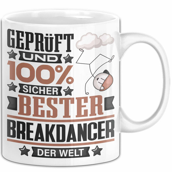 Breakdancer Geschenk Lustiger Spruch für Breakdancer Geschenkidee Bester Breakdancer Der Welt Weiß Trendation