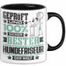 Hundefriseur Geschenk Lustiger Spruch für Hundefriseur Geschenkidee Bester Hundefriseur Der Welt Schwarz Trendation