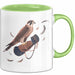 Falke Adler Tasse Geschenk Lustige Geschenkidee Spruch Für Greifvogel Betreuer Grün Trendation