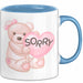 Entschuldigung Tasse Es Tur Mir Leid Geschenkidee Sorry Becher Blau Trendation