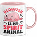 Blobfisch Tasse Geschenk Blobfish Geschenkidee Fan Lustig Humor Becher Rosa Trendation
