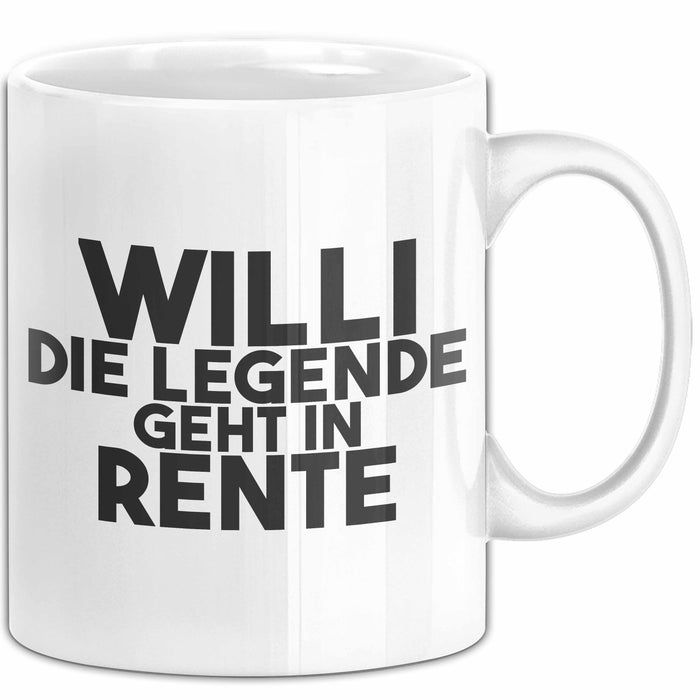 Willi Tasse Willi – Die Legende Geht In Rente Geschenk