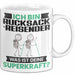 Rucksackreisender Tasse Geschenk für Rucksackreisender Geburtstag Lustiger Spruch Kaffee-Becher Was Ist Deine Superkraft Weiß Trendation