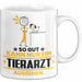 Tierarzt Geschenk Tasse So Gut Kann Nur Ein Tierarzt Aussehen Geschenkidee Kaffee-Becher Weiß Trendation