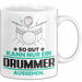 Drummer Geschenk Tasse So Gut Kann Nur Ein Drummer Aussehen Geschenkidee Kaffee-Becher Weiß Trendation