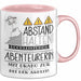 Abenteurerin Tasse Geschenk Lustig Abstand Halten Hochleistungs-Abenteurerin Mit Drang Zur Perfektion Bei Der Arbeit Rosa Trendation