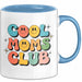 Mama Muttertag Tasse Becher Geschenk Lustige Geschenkidee Spruch Cooler Moms Club Blau Trendation