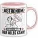 Astronom Tasse Geschenk für Astronom Der Mann Der Alles Kann Geschenkidee zum Geburtstag Rosa Trendation