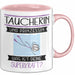 Taucherin Und Prinzessin Tasse Geschenk Für Eine Taucherin Geburtstag Was Ist Deine Superkraft Rosa Trendation