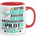 Pilot Geschenk Tasse Lustiger Spruch Erheben Sie Sich Der Pilot Betritt den Raum Rot Trendation