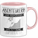Abenteurerin Und Prinzessin Tasse Geschenk Für Eine Abenteurerin Geburtstag Was Ist Deine Superkraft Rosa Trendation