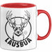 Lausbua Tasse Geschenk Oktober München Geschenkidee Hirsch Becher Rot Trendation