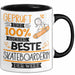 Beste Skateboarderin Der Welt Tasse Geschenk für Eine Skateboarderin Geprüft Und Sicher Geschenkidee Geburtstag Weihnachten Trendation