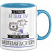 Wildtieraufzüchterin Tasse Geschenk Becher Stark Attraktiv Furchtlos Wildtieraufzüchterin Lustige Geschenkidee Blau Trendation