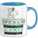 Tierpsychologin Weil Es Keinen Schöneren Beruf Gibt Tasse Geschenk für Eine Tierpsychologin Lustig Blau Trendation