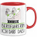 Geschenk für Bergführerin Tasse Lustige Geschenkidee Geburtstag Ich Bin Bergführerin Ich Darf Das Rot Trendation