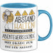 Abenteuerreisende Tasse Geschenk Lustig Abstand Halten Hochleistungs-Abenteuerreisende Mit Drang Zur Perfektion Bei Der Arbeit Blau Trendation