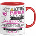 Survival-Trainerin Tasse Geschenk Lustiger Spruch Bitte Erheben Sie Sich Seine Majestät Die Survival-Trainerin Betritt Den Raum Rot Trendation