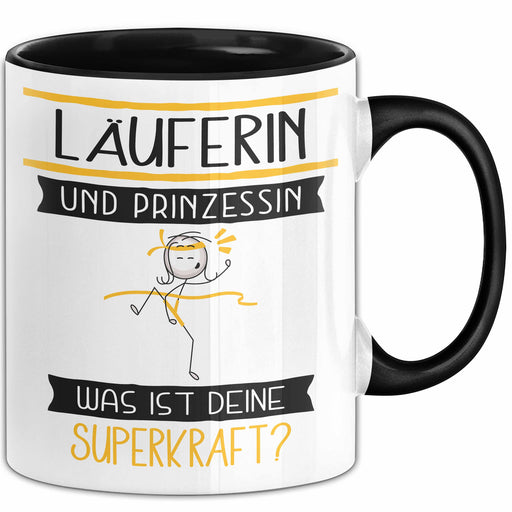 Läuferin Und Prinzessin Tasse Geschenk Für Eine Läuferin Geburtstag Was Ist Deine Superkraft Trendation
