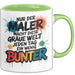 Maler Tasse Geschenk Der Maler macht die Welt bunter Geschenkidee Lustig Grün Trendation