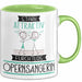 Opernsängerin Tasse Geschenk Becher Stark Attraktiv Furchtlos Opernsängerin Lustige Geschenkidee Grün Trendation