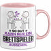 Brettspieler Geschenk Tasse So Gut Kann Nur Ein Brettspieler Aussehen Geschenkidee Kaffee-Becher Rosa Trendation