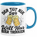 Bier Liebhaber Geschenk Tasse Geschenkidee für Männer Biertrinker Der Tut Nix Der Will Nur Bier Trinken Männer Papa Opa Kollege Blau Trendation