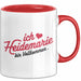 Heidemarie Tasse Geschenk Ich Bin Vollkommen Heidemarie Geschenkidee Geburtstag Rot Trendation