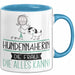Hundennäherin Geschenk Tasse Becher Die Frau Die Allen Kann Geschenkidee für eine Hundennäherin Lustig Blau Trendation