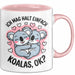 Koala Tierliebhaber Tasse Geschenk Lustige Geschenkidee Spruch Ich Mag Halt Einfach Koalas Ok Rosa Trendation