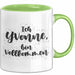 Yvonne Tasse Ich Yvonne, Bin Vollkommen Geschenk Grün Trendation