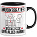Musikberater Tasse Geschenk für Musikberater Der Mann Der Alles Kann Geschenkidee zum Geburtstag Schwarz Trendation