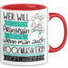 Rockmusikerin Tasse Geschenk Spruch Wer Will Schon Prinzessin Sein Wenn Man Auch Rockmusikerin Sein Kann Rot Trendation
