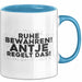Antje Tasse Ruhe Bewahren! Antje Regelt Das! Geschenk Blau Trendation
