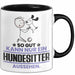 Hundesitter Geschenk Tasse So Gut Kann Nur Ein Hundesitter Aussehen Geschenkidee Kaffee-Becher Schwarz Trendation
