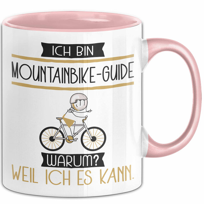 mountainbike tasse Mountainbike-Guide Tasse Geschenk Ich Bin Mountainbike-Guide Warum Wei — TrendationStore