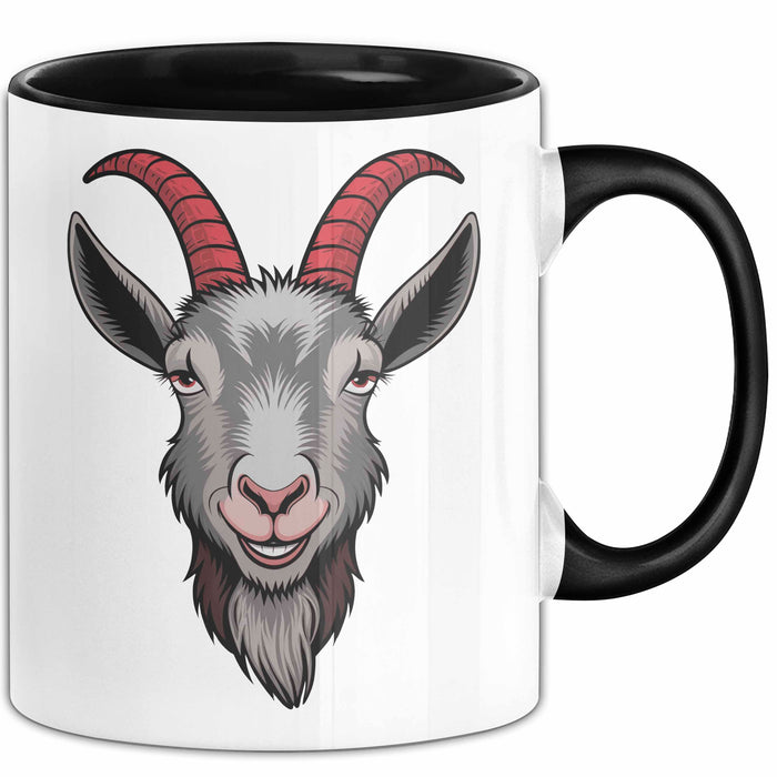 Ziegenliebhaber Tasse Geschenkidee Stalltier Enthusiast Geschenkidee Lustig Trendation
