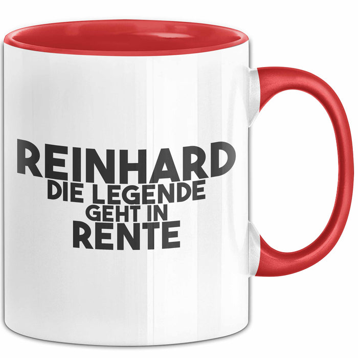 Reinhard Tasse Reinhard – Die Legende Geht In Rente Geschenk
