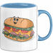 Sandwich Liebhaber Tasse Geschenkidee für Snack Stapel Fan Blau Trendation