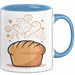 Brotbäcker Tasse Geschenkidee für Teigknet Fan Blau Trendation