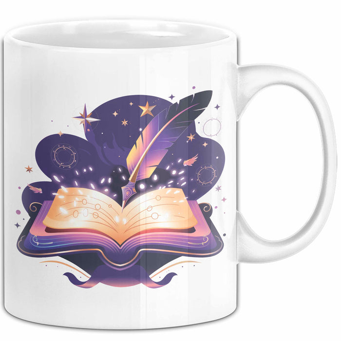 Fantasy Autor Tasse Geschenkidee für Geschichtenerzähler Weiß Trendation